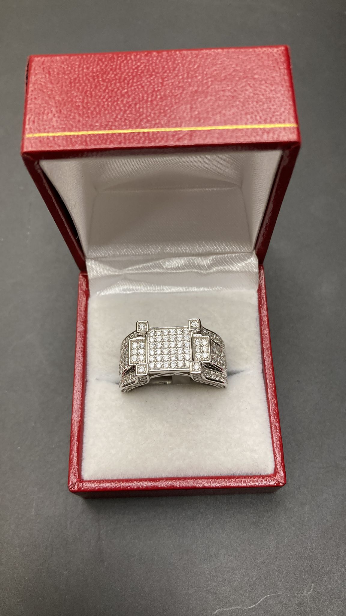 Sterling Silver Ring CZ Stone RCZ3368