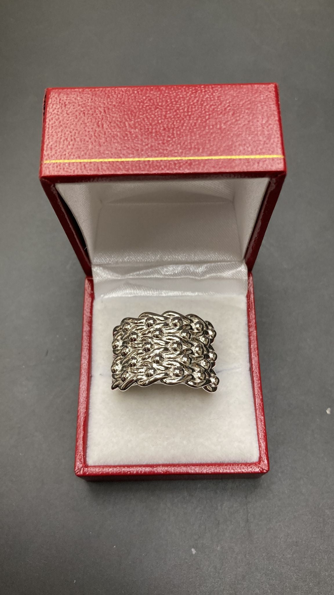 Sterling Silver Keeper Ring Plain RCZ3373