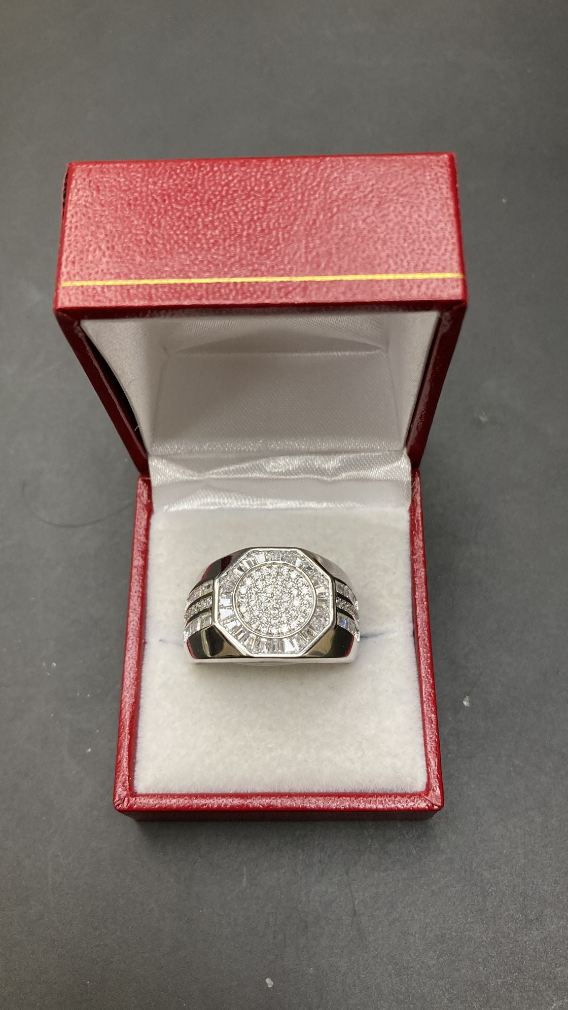 Sterling Silver Ring CZ Stone RCZ3374