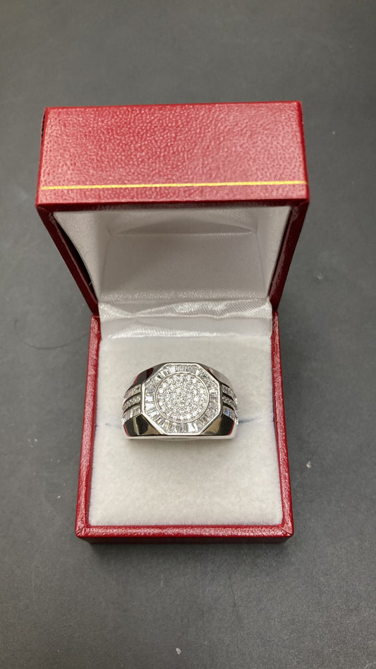 Sterling Silver Ring CZ Stone RCZ3374