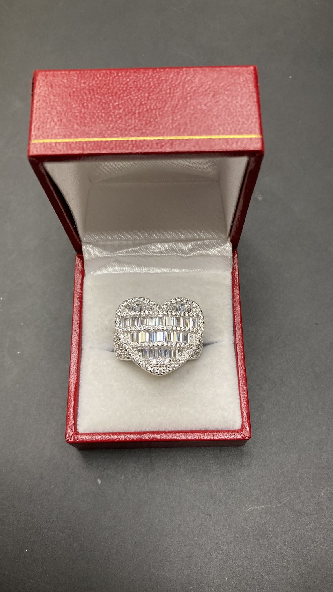 Sterling Silver Ring CZ Stone RCZ3377
