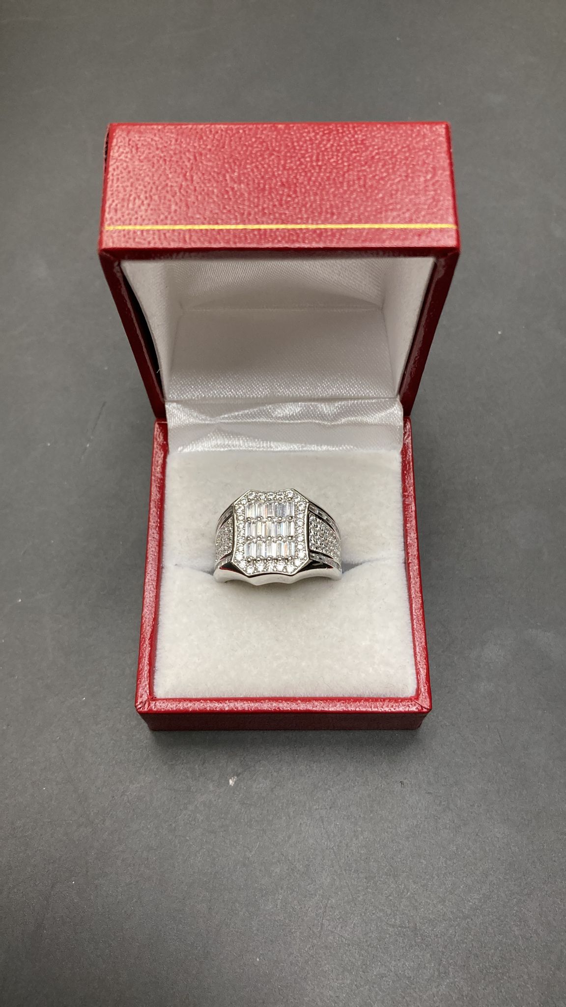 Sterling Silver Ring CZ Stone RCZ3380