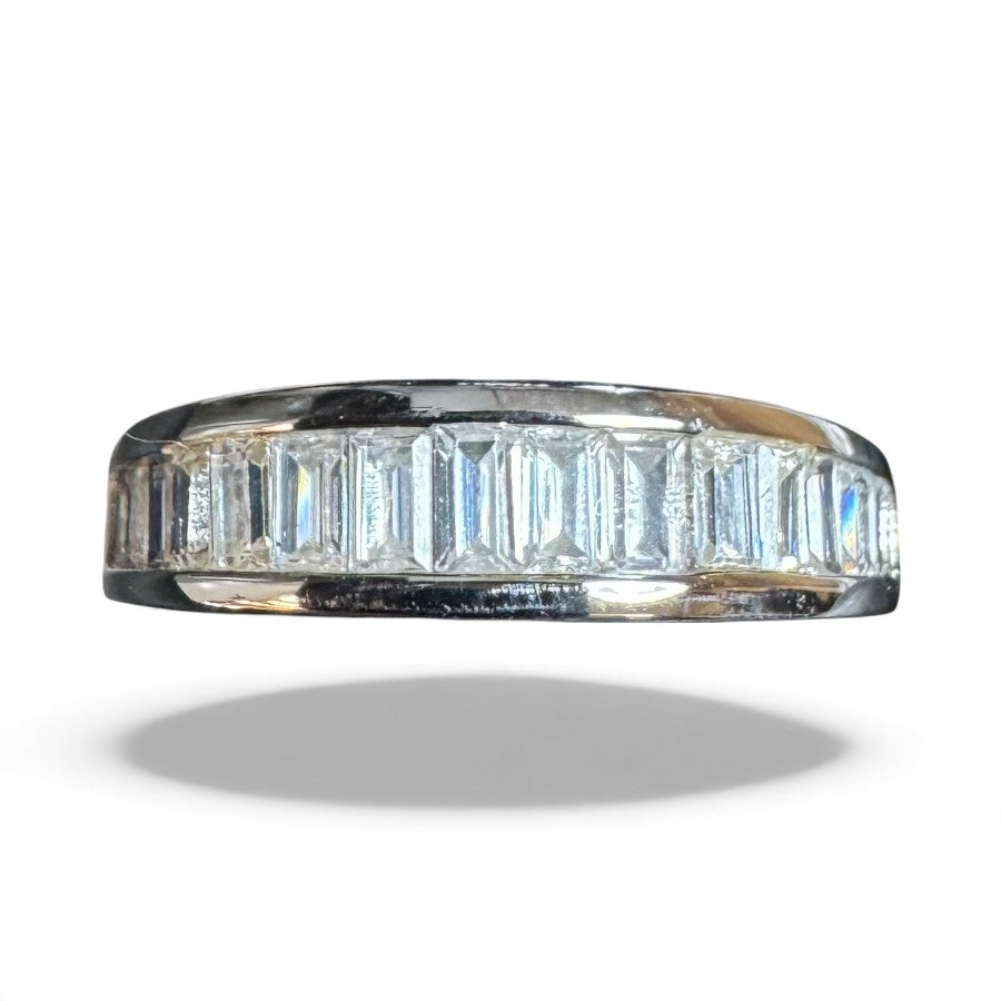 Sterling Silver Ring CZ Stone RCZ4004
