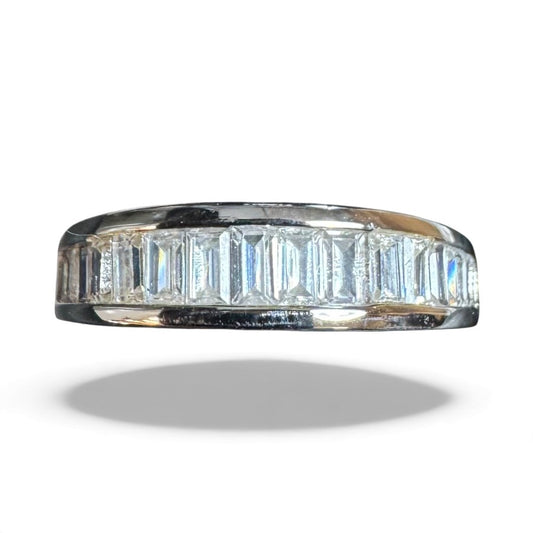 Sterling Silver Ring CZ Stone RCZ4004