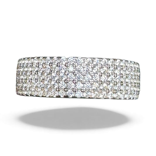 Sterling Silver Ring CZ Stone RCZ524