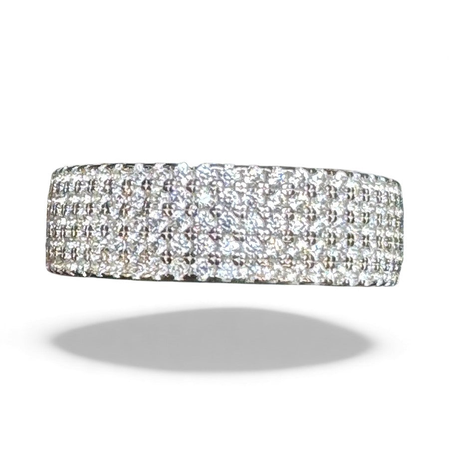 Sterling Silver Ring CZ Stone RCZ524