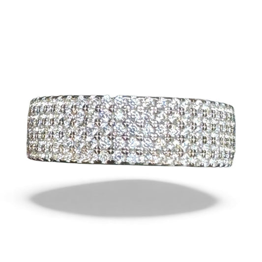 Sterling Silver Ring CZ Stone RCZ524