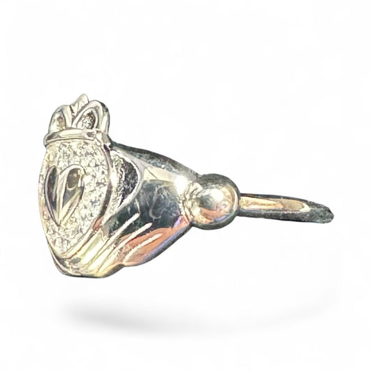 Sterling Silver Ring CZ Stone RCZ10000