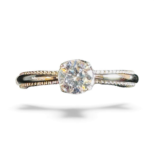 Sterling Silver Ring CZ Stone RCZ6101