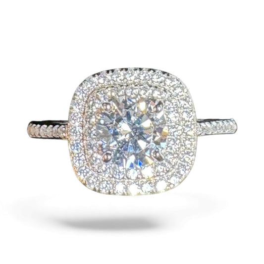 Sterling Silver Ring CZ Stone RCZ8000