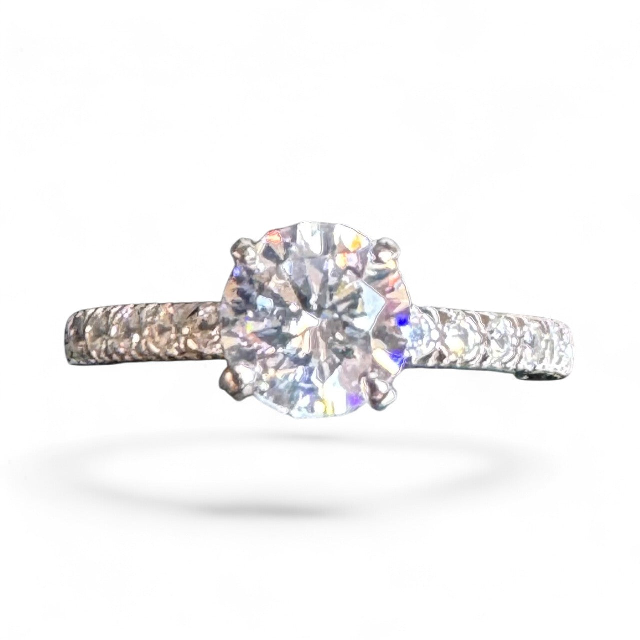 Sterling Silver Ring CZ Stone RCZ8115