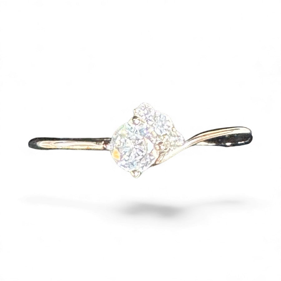 Sterling Silver Ring CZ Stone RCZ8118