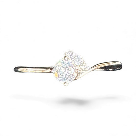 Sterling Silver Ring CZ Stone RCZ8118