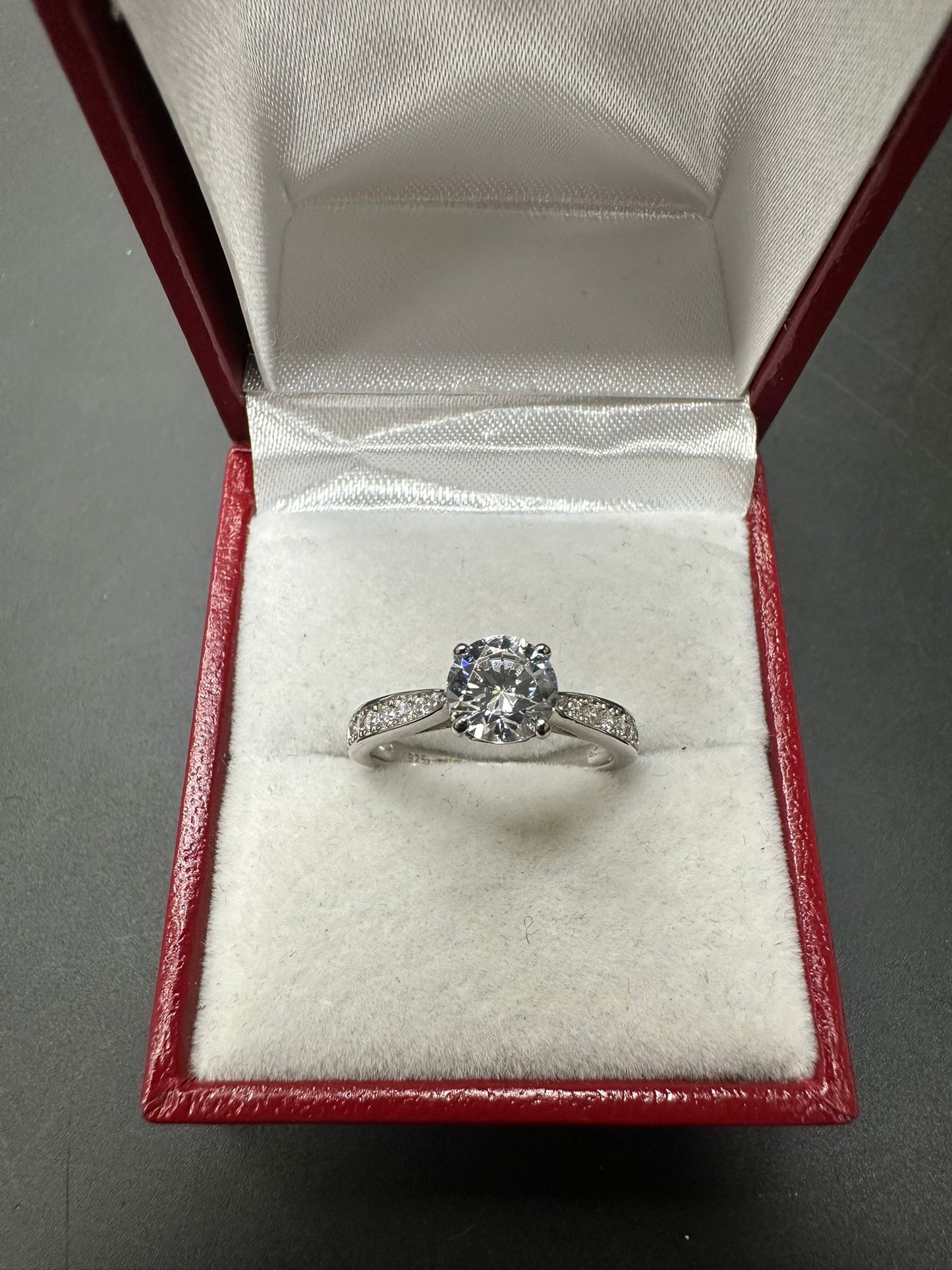 Sterling Silver Ring CZ Stone RCZ8140