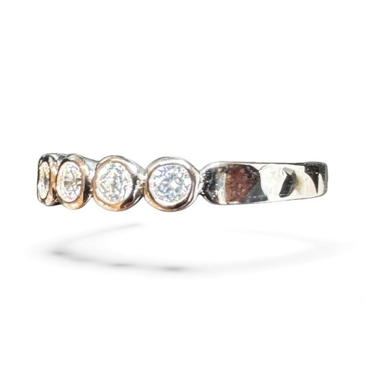 Sterling Silver Ring CZ Stone RCZ940