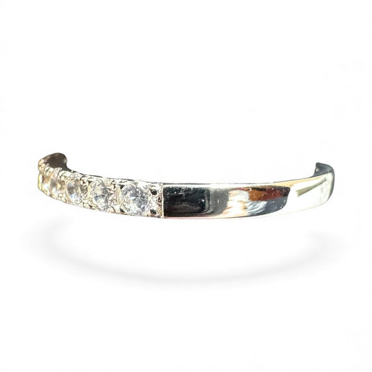 Sterling Silver Ring CZ Stone RCZ9955