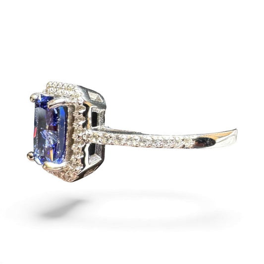 Sterling Silver Ring CZ Stone RCZA802