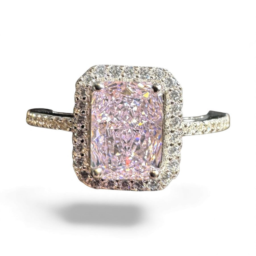 Sterling Silver Ring CZ Stone RCZA802