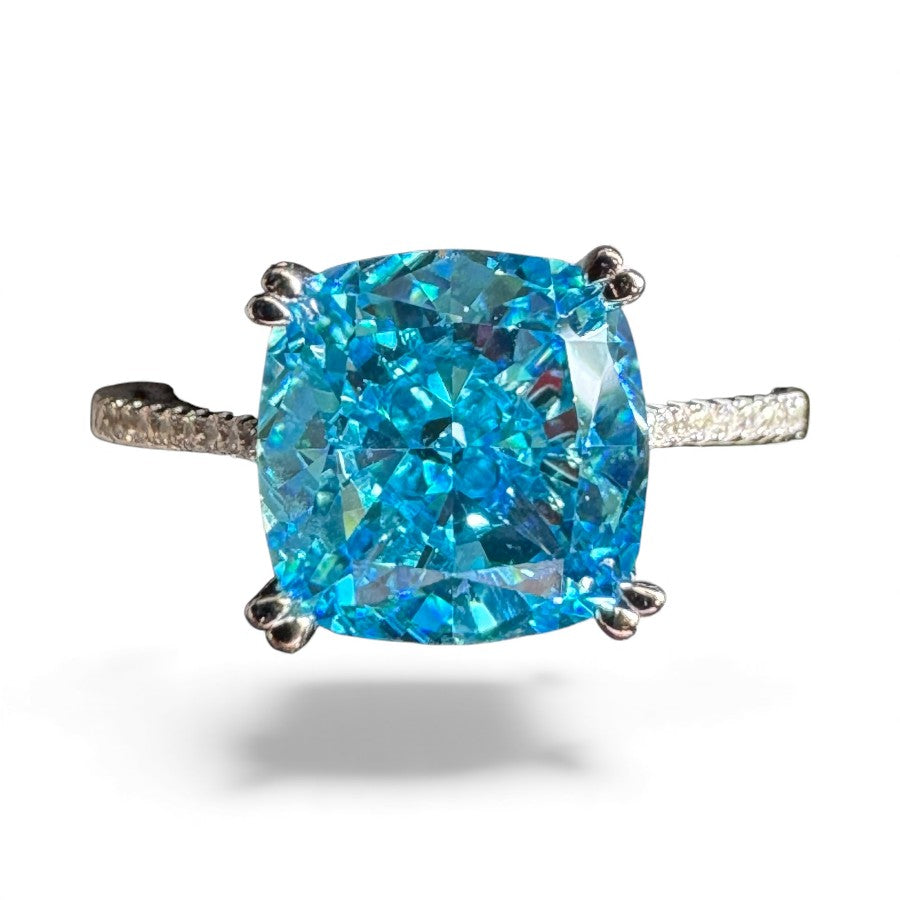 Sterling Silver Ring CZ Stone RCZA806