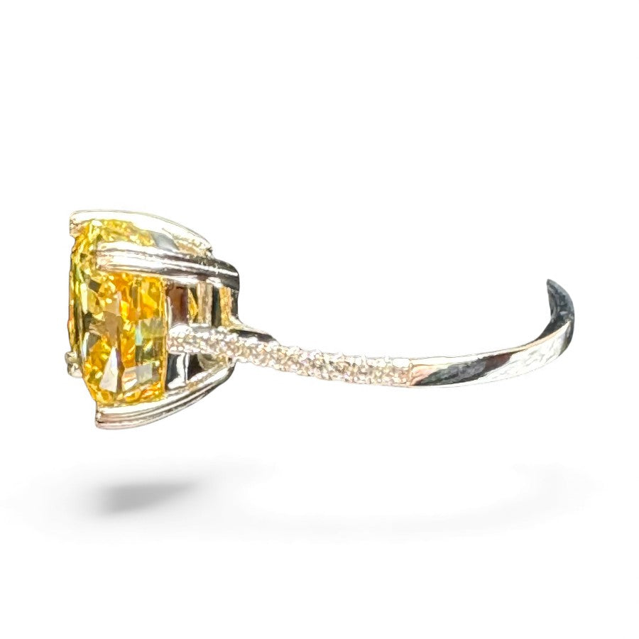 Sterling Silver Ring CZ Stone RCZA806