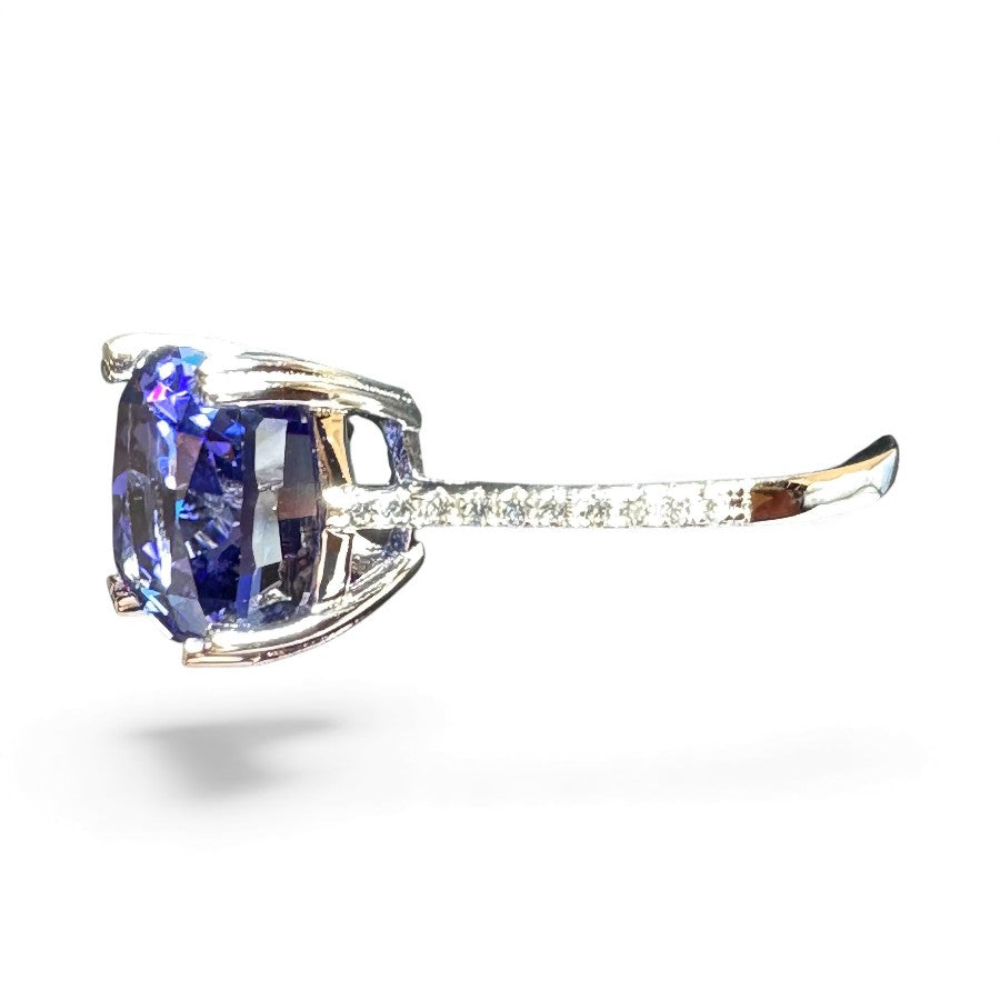 Sterling Silver Ring CZ Stone RCZA806