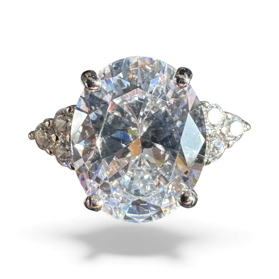 Sterling Silver Ring CZ Stone RCZD506