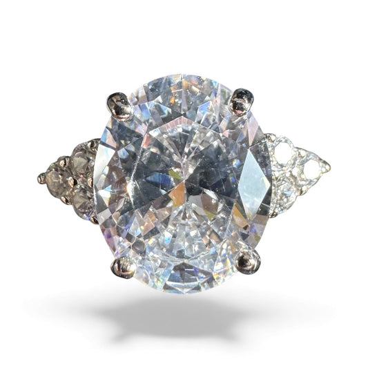 Sterling Silver Ring CZ Stone RCZD506