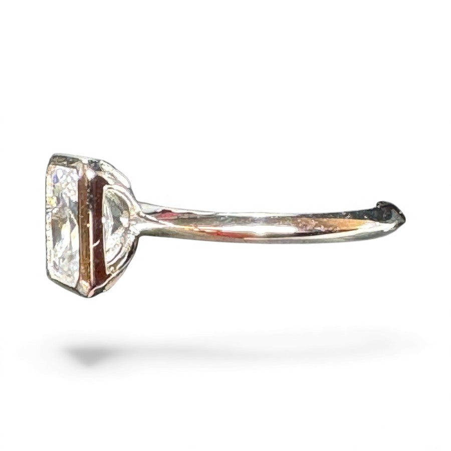 Sterling Silver Ring CZ Stone RCZD514