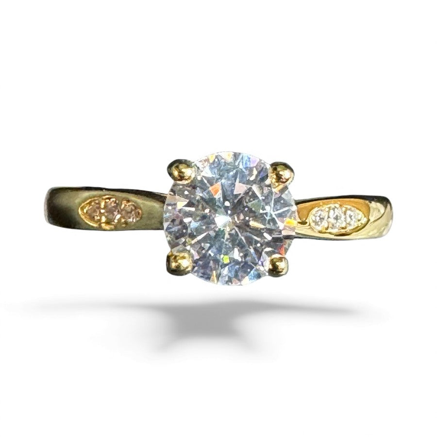 Sterling Silver Ring CZ Stone RCZD516