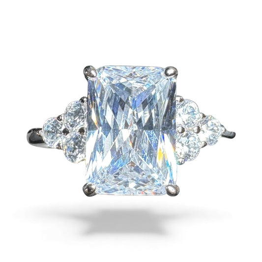 Sterling Silver Ring CZ Stone RCZD518