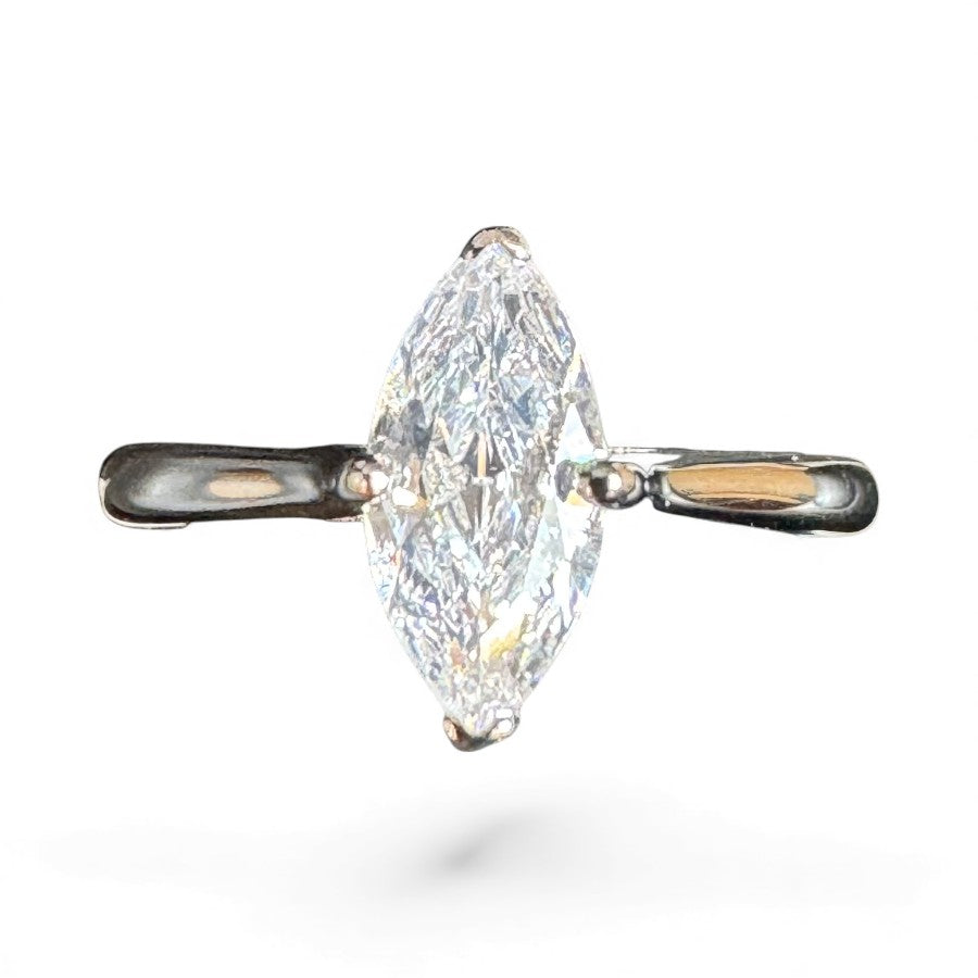 Sterling Silver Ring CZ Stone RCZD528