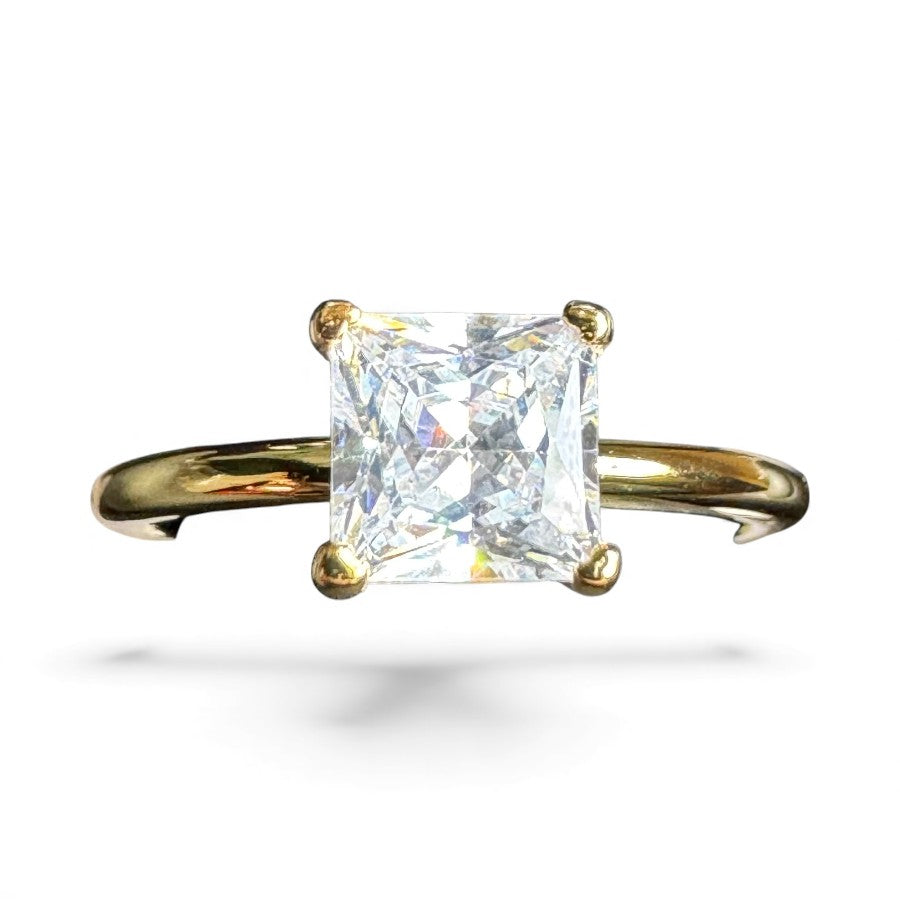 Sterling Silver Ring CZ Stone RCZD538