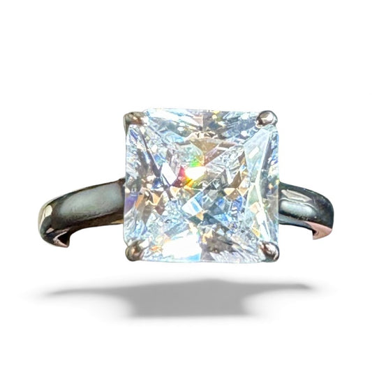 Sterling Silver Ring CZ Stone RCZD538