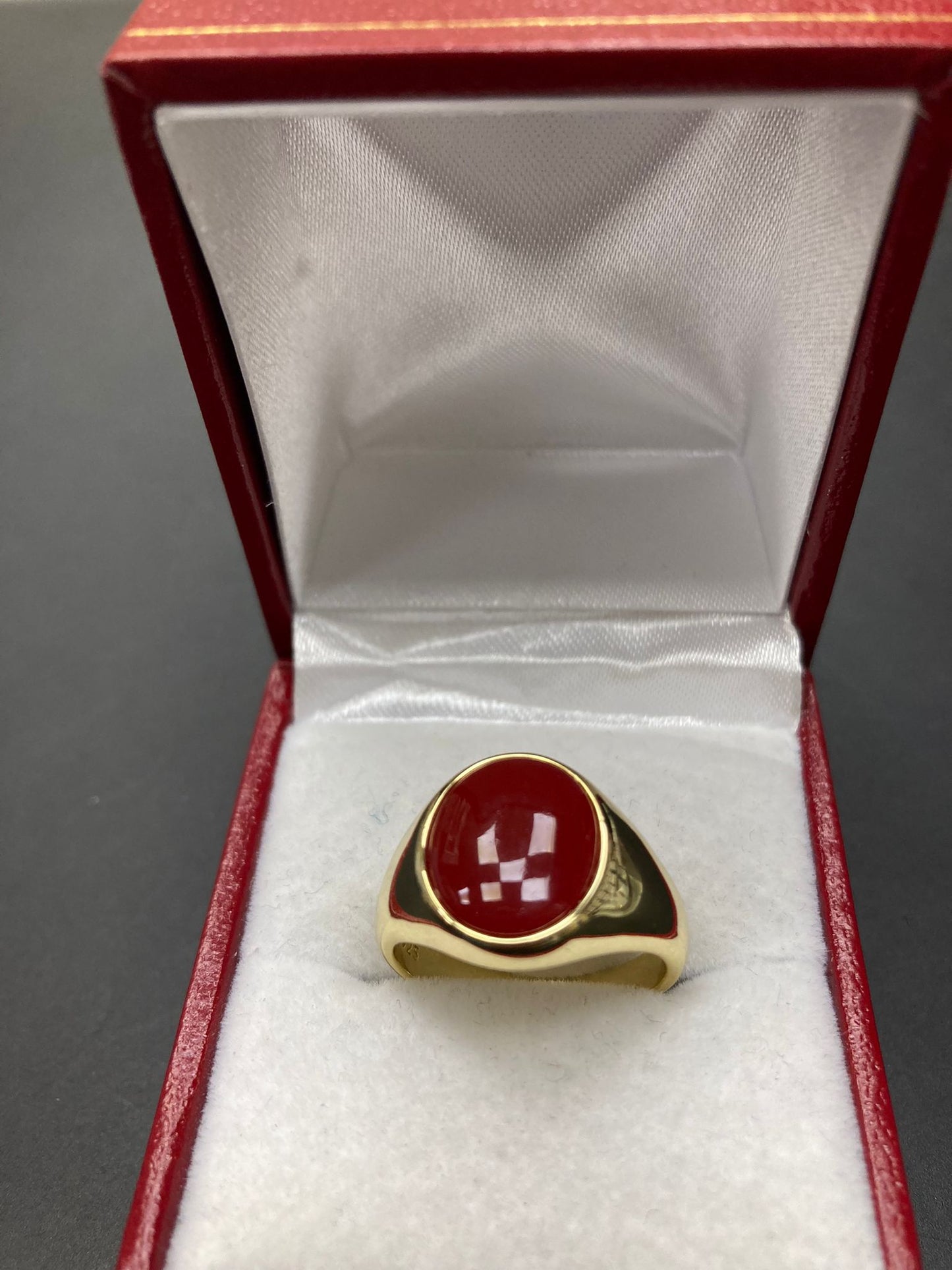 Sterling Silver Signet Ring With Stone SGN01