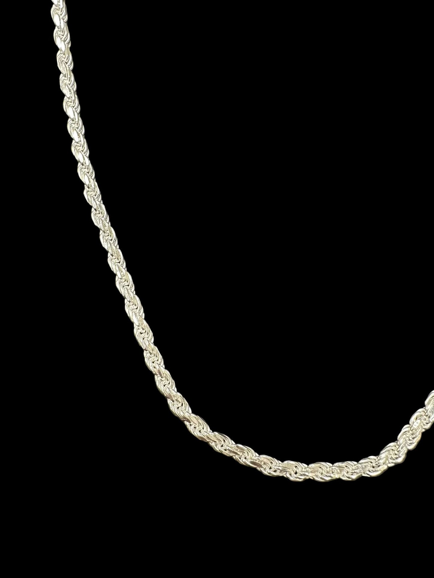 Sterling Silver 2 MM Rope Chain CHN3337