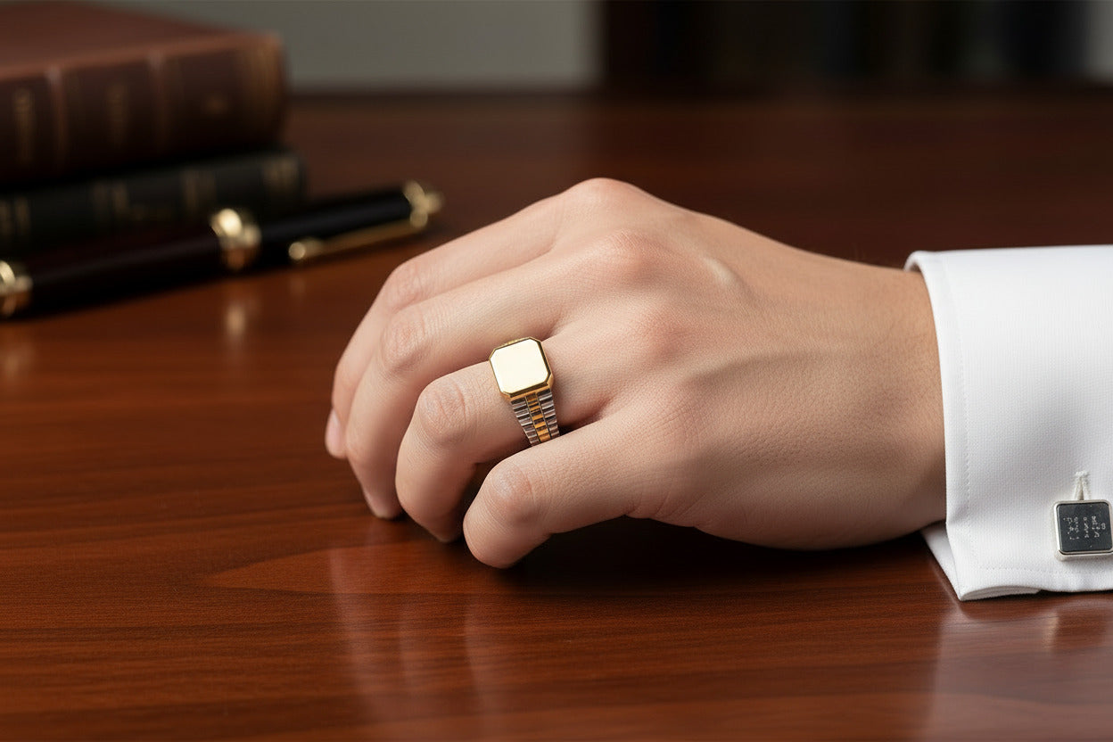 Sterling Silver Signet Ring SGN07