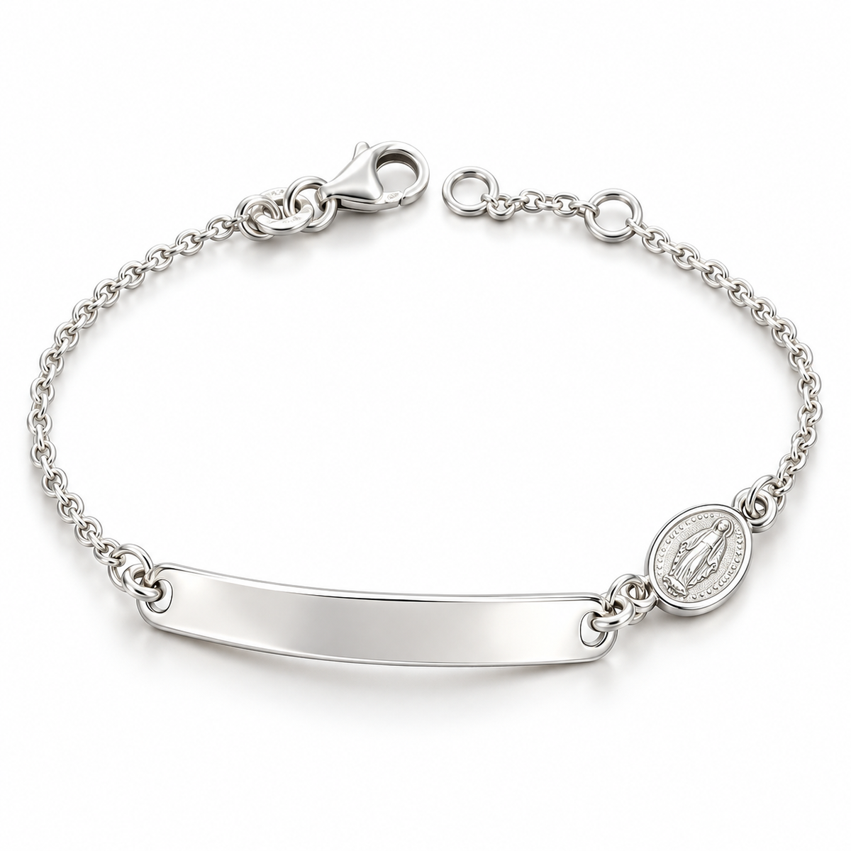 Sterling Silver 5.5"-6" Id Bracelet BCZ248453