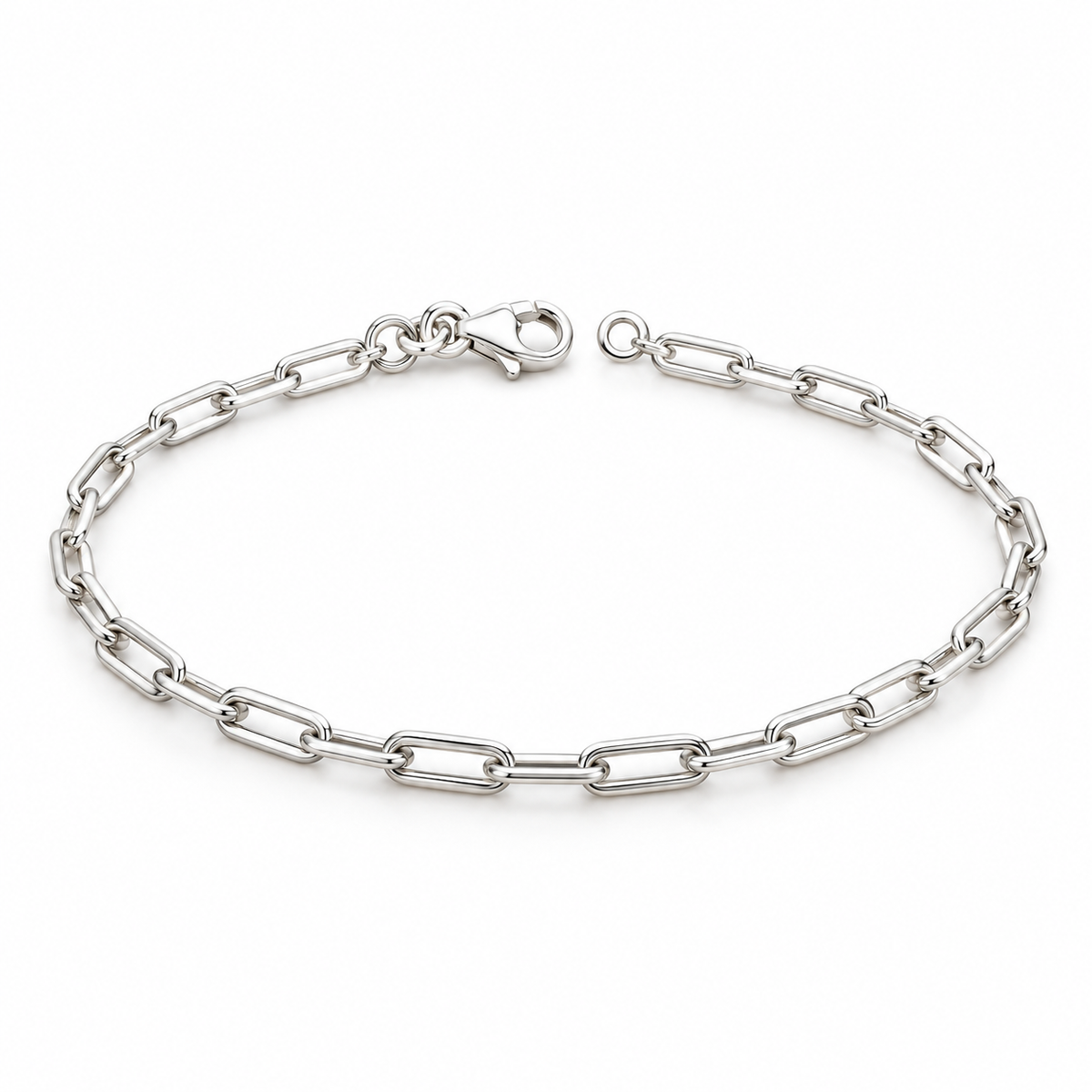 Sterling Silver 7" Plain Bracelet BCZ50946