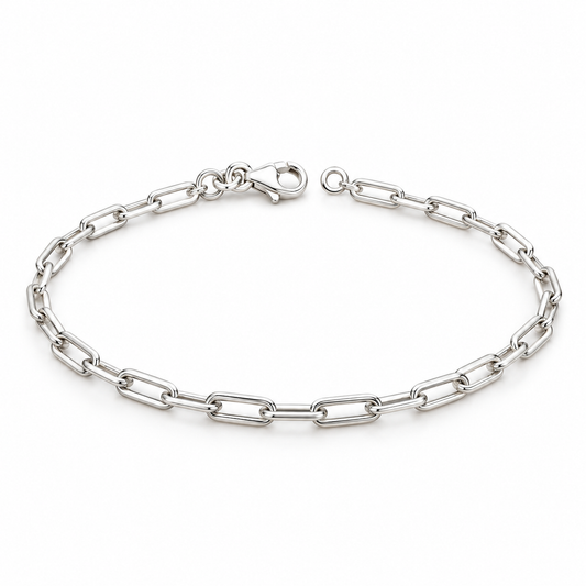 Sterling Silver 7" Plain Bracelet BCZ50946