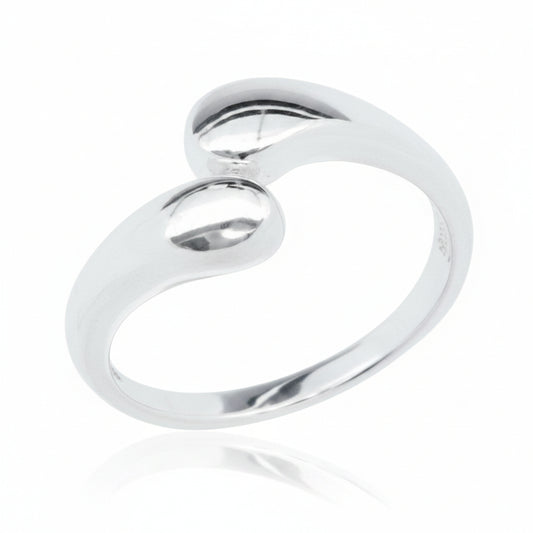 Sterling Silver Opening Adjustable Ring TQ010010075 showcasing an elegant design of an adjustable sterling silver ring.