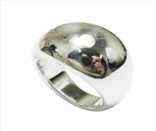 15mm sterling silver plain ring, featuring a smooth, polished design, perfect for everyday wear.