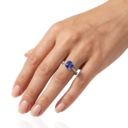 Sterling Silver Ring CZ Stone RCZA806