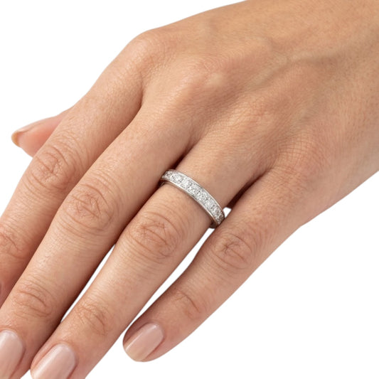 Sterling Silver Ring CZ Stone RCZ933