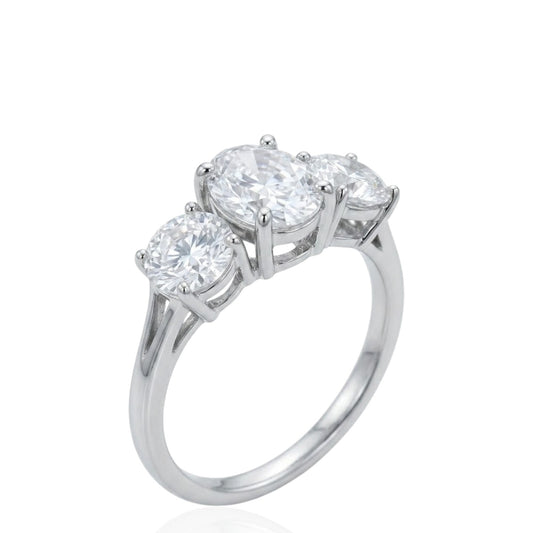 Sterling Silver Ring CZ Stone RCZ9537