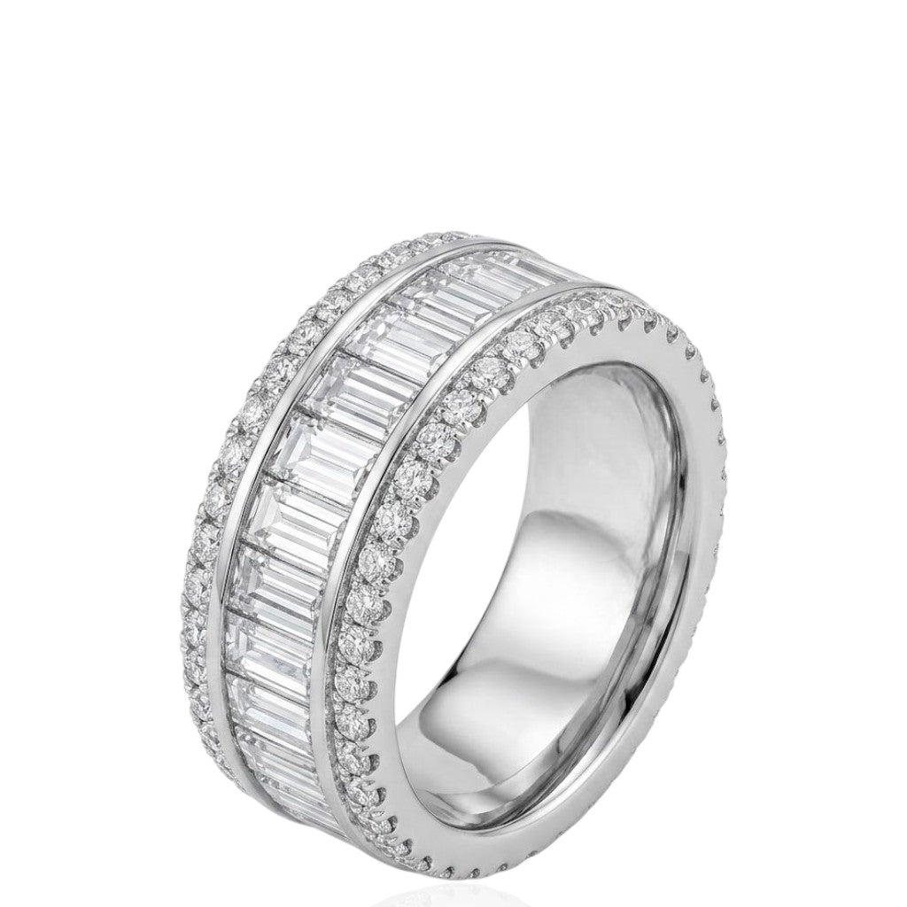 Sterling Silver Ring CZ Stone RCZ10095