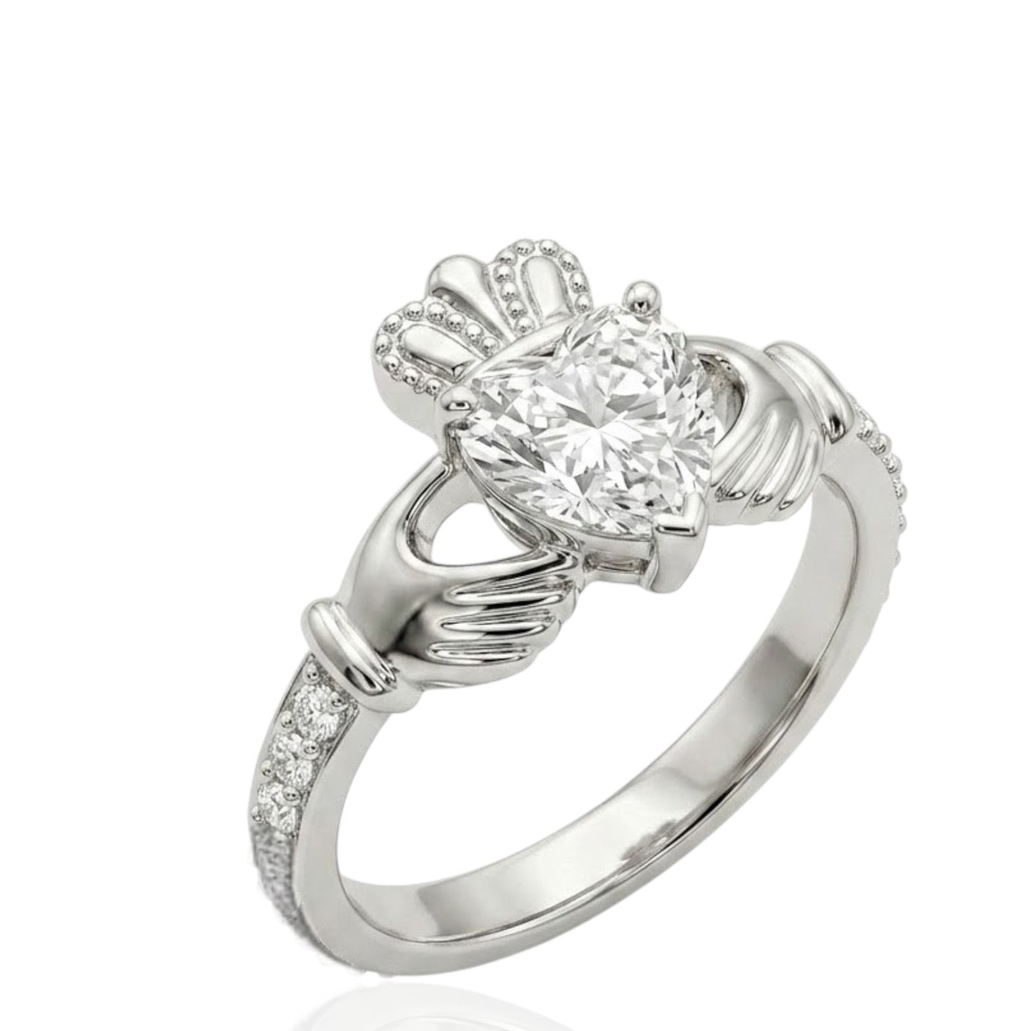 Sterling Silver Ring CZ Stone RCZ10001