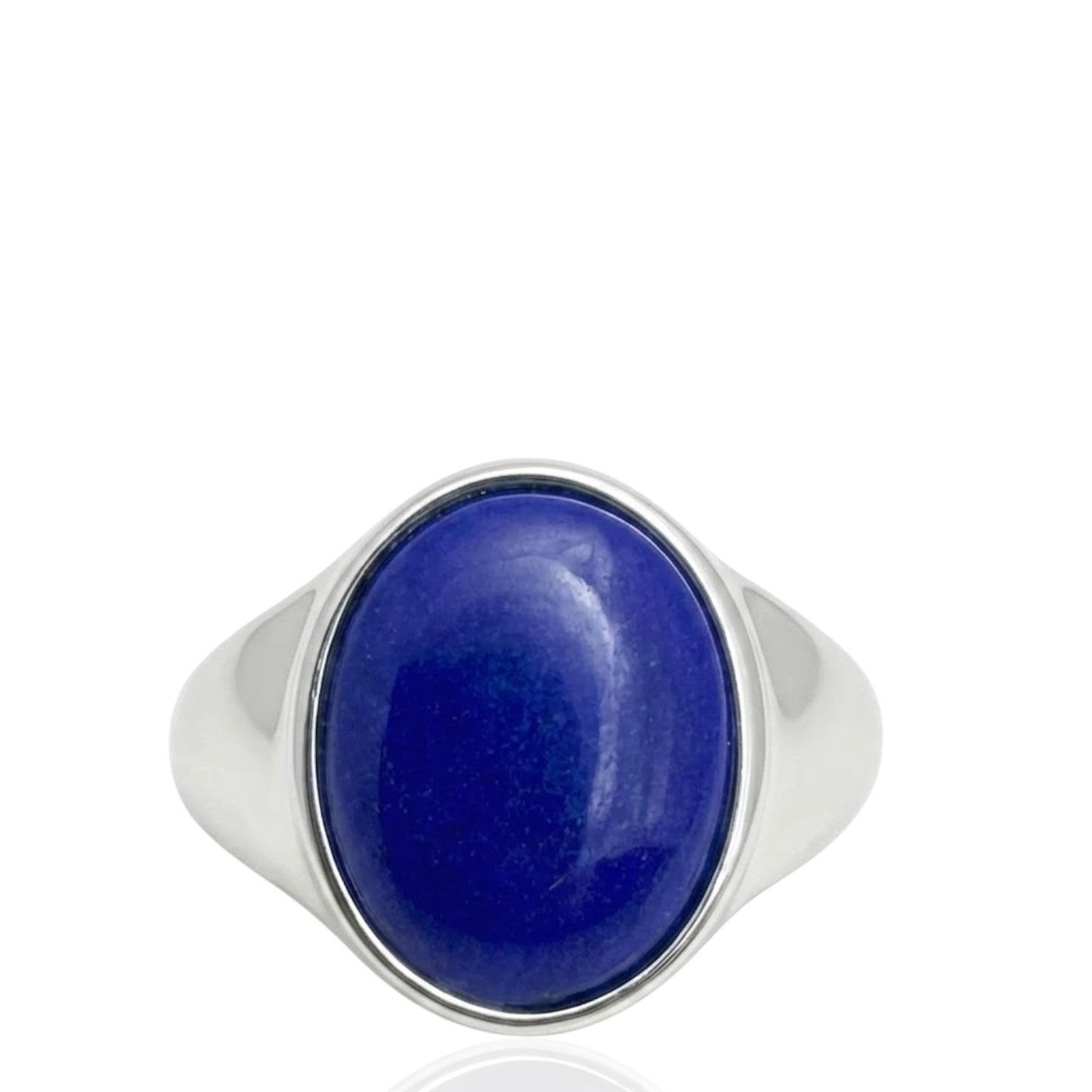 Sterling Silver Signet Ring With Stone SGN01