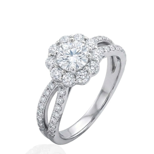 Sterling Silver Ring CZ Stone RCZ8148