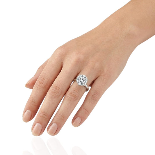 Sterling Silver Ring CZ Stone RCZ8134B