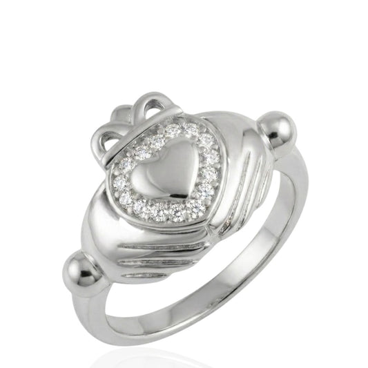 Sterling Silver Ring CZ Stone RCZ10000